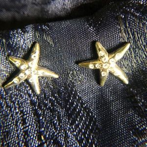 3/$10 Silver Starfish Earrings